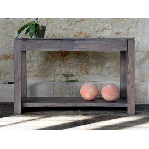 Console Tara Grisée Acacia - Exotique