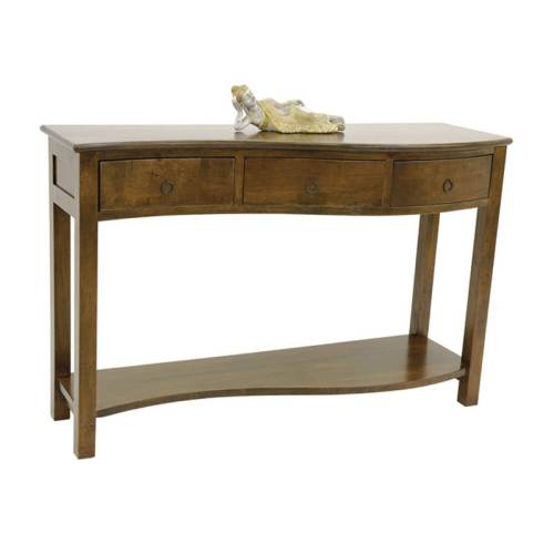 Console Vague Bois Massif Océania - Exotique
