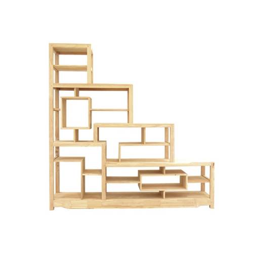 Étagère Escalier Bois Massif Oméga - Contemporain