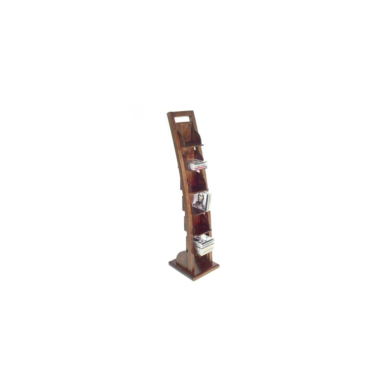 Meuble Range Cd Chine Hévéa - meuble bois exotique