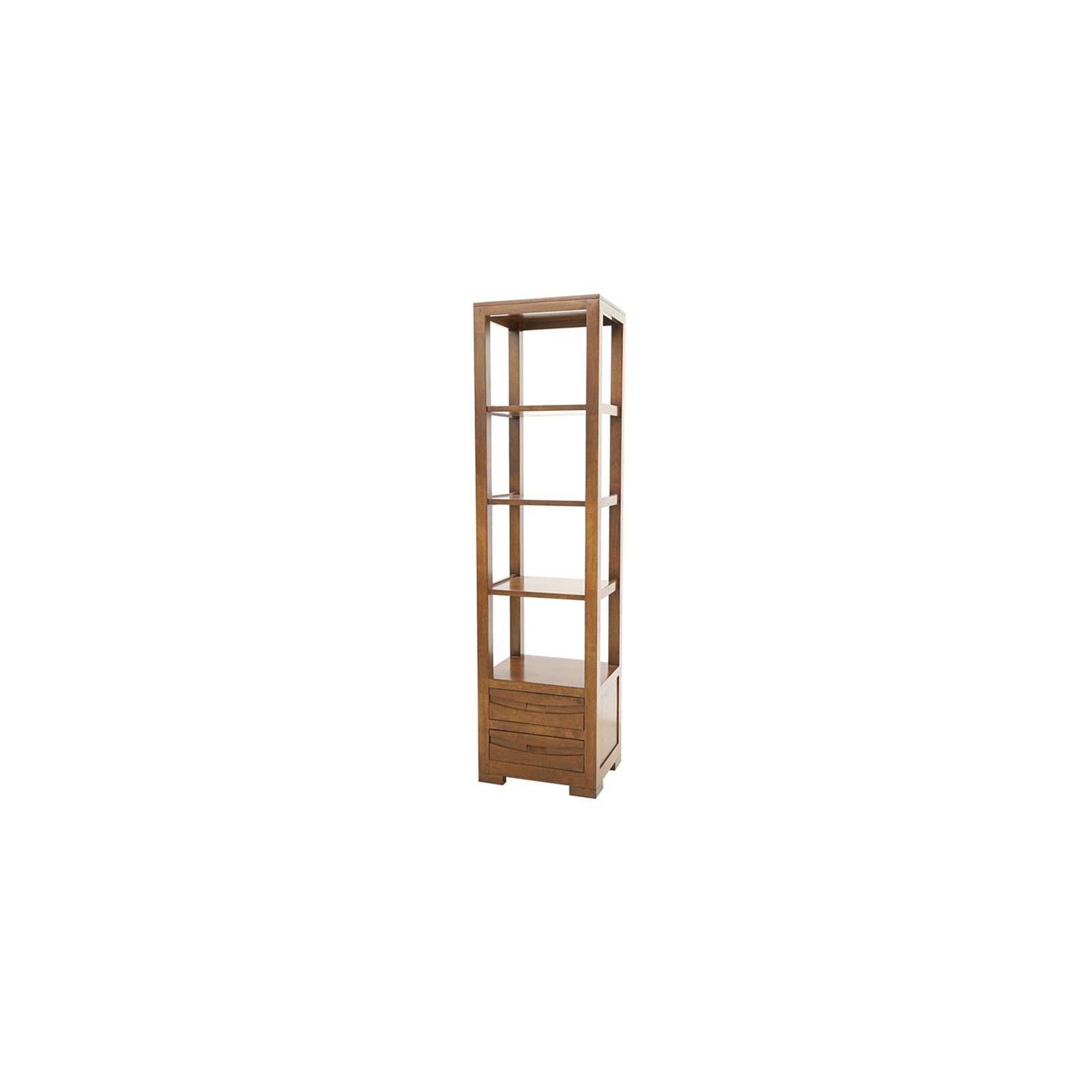 Étagère Colonne Horizon Hévéa - meuble style ethnique