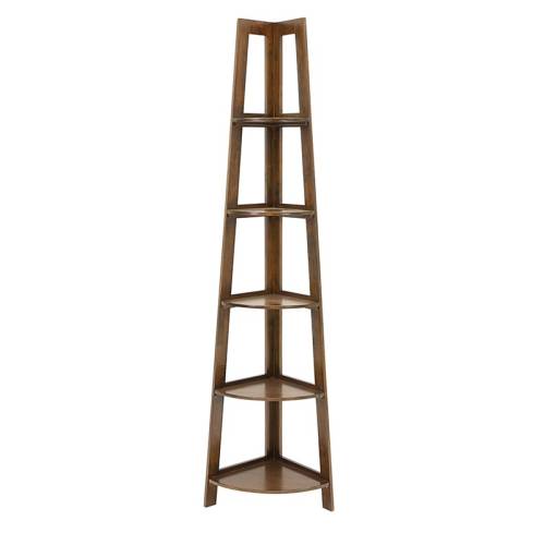 Étagère D'angle Bois Massif Montréal - Contemporain