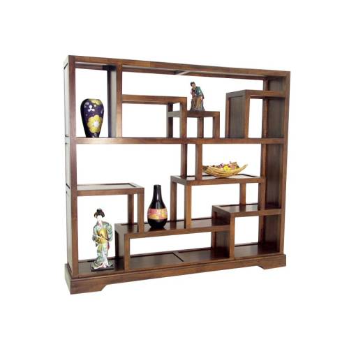 Étagère Moderne Bois Massif Oméga - Contemporain