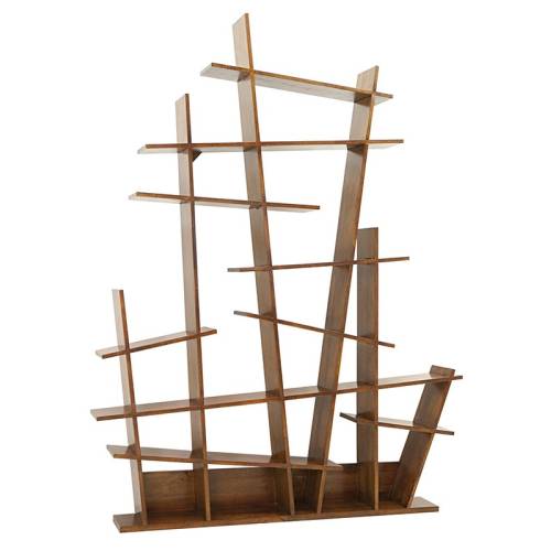 Étagère Destructurée Bois Massif Oméga - Contemporain