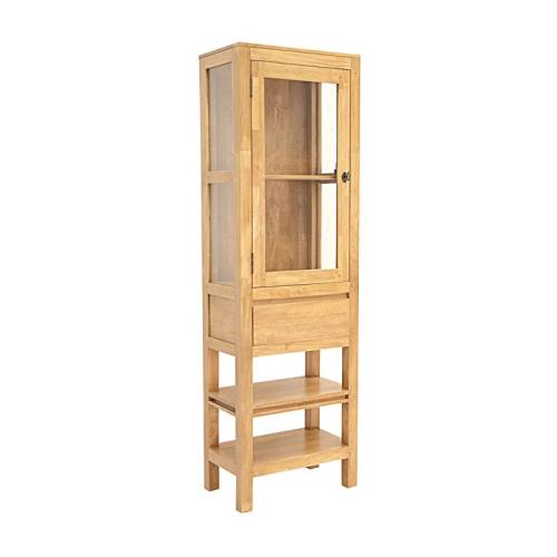 Colonne Étagère Salle de Bain Bois Massif Fjord - Contemporain