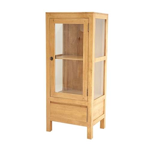 Meuble Étagère Salle de Bain Bois Massif Fjord - Contemporain