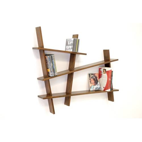 Étagère Murale Bois Massif Oméga - Contemporain