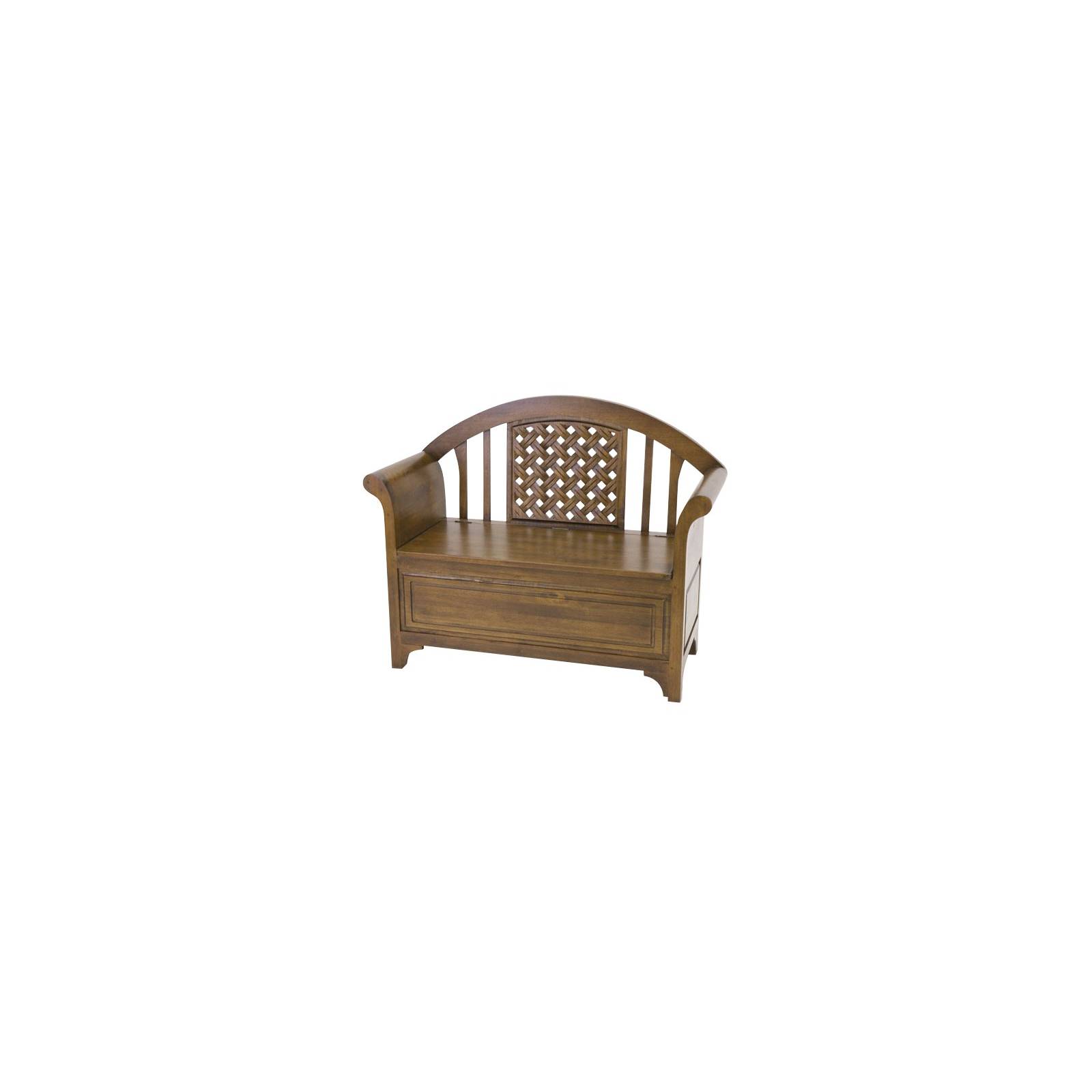 Fauteuil Coffre Panama Hévéa - meuble bois massif