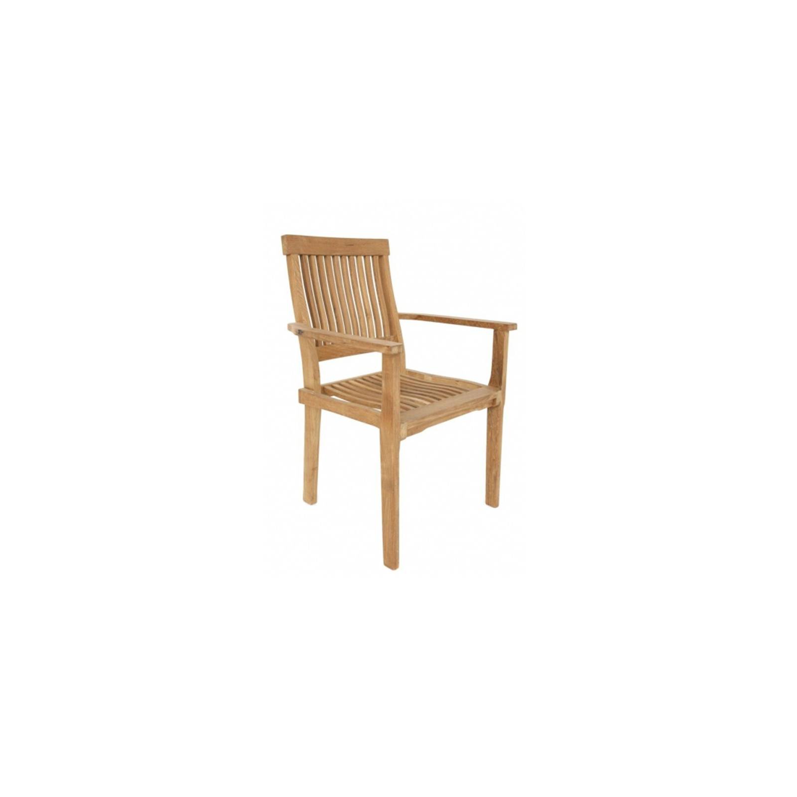 Fauteuil Empilable Taman Teck Recyclé - meuble de jardin