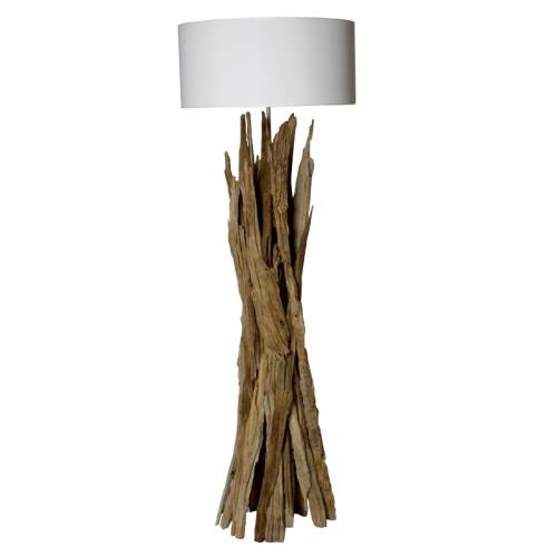 Lampadaire Taiga Bois Flotté - déco style ethnique