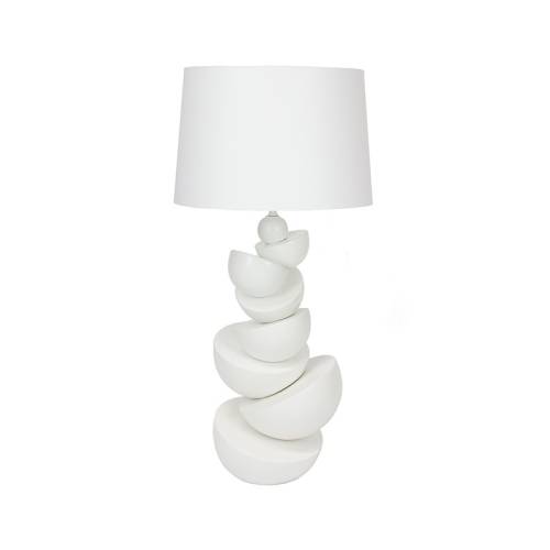 Lampe Bluemoon Blanche Céramique - déco design