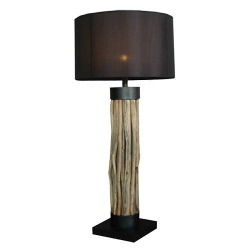 Lampe Damas Bois Flotté - déco style exotique