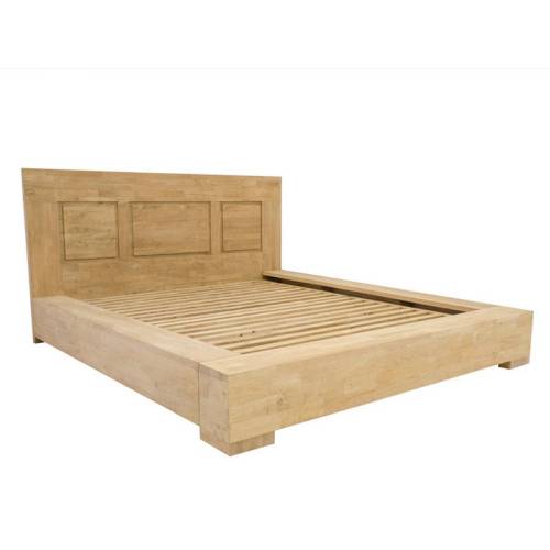 Lit Bois Massif Clair 160x200 Fjord - Contemporain