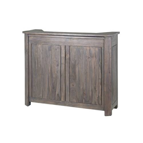 Meuble Bar Acacia Tara Grisée - Exotique