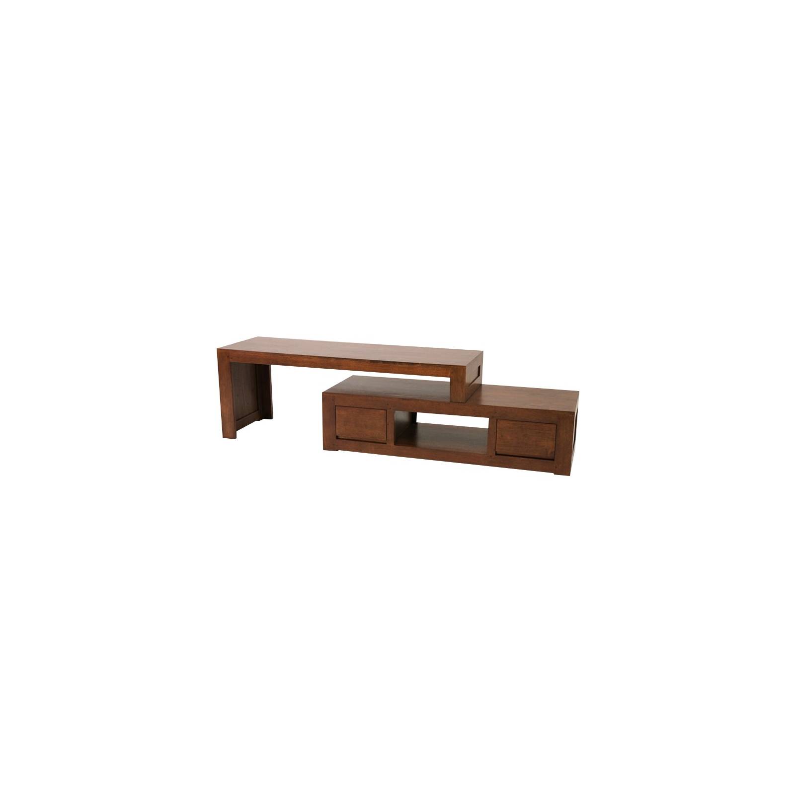 Meuble Tv Hifi Fjord Hévéa - meuble déco 