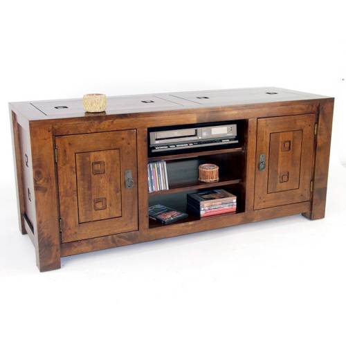 Meuble TV Hifi Bois Massif Tanoa - Exotique