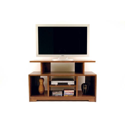 Meuble TV Design Bois Massif Oméga - Contemporain