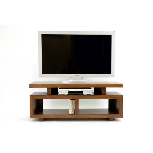 Meuble TV Design Bois Massif Oméga - Contemporain