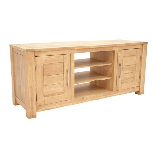 Petit Meuble TV Bois Massif Broadway - Contemporain