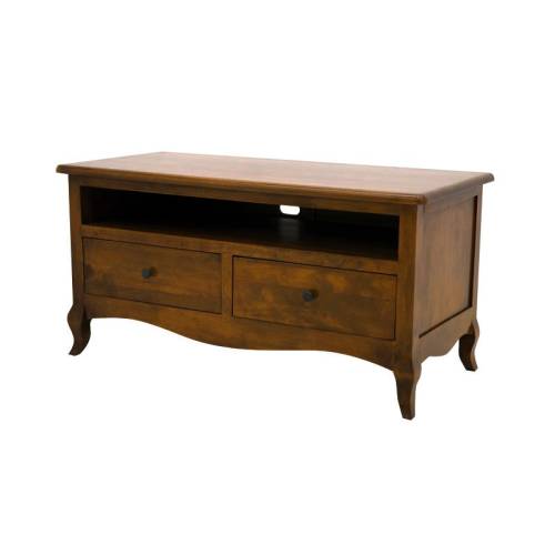 Meuble TV Romantique Bois Massif Romance - Classique chic