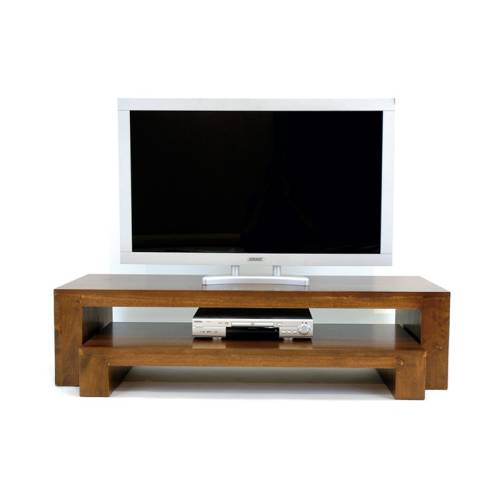 Meuble TV Gigogne Bois Massif Oméga - Contemporain