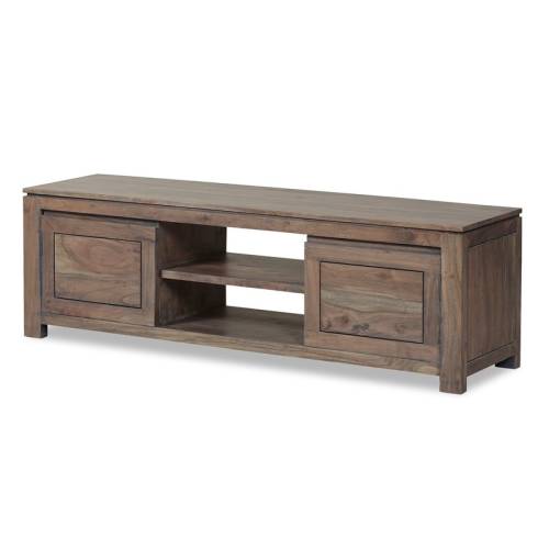 Meuble Tv Tara Grisée Acacia - Exotique