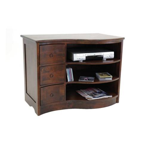 Meuble TV Design Bois Massif Océania - Exotique