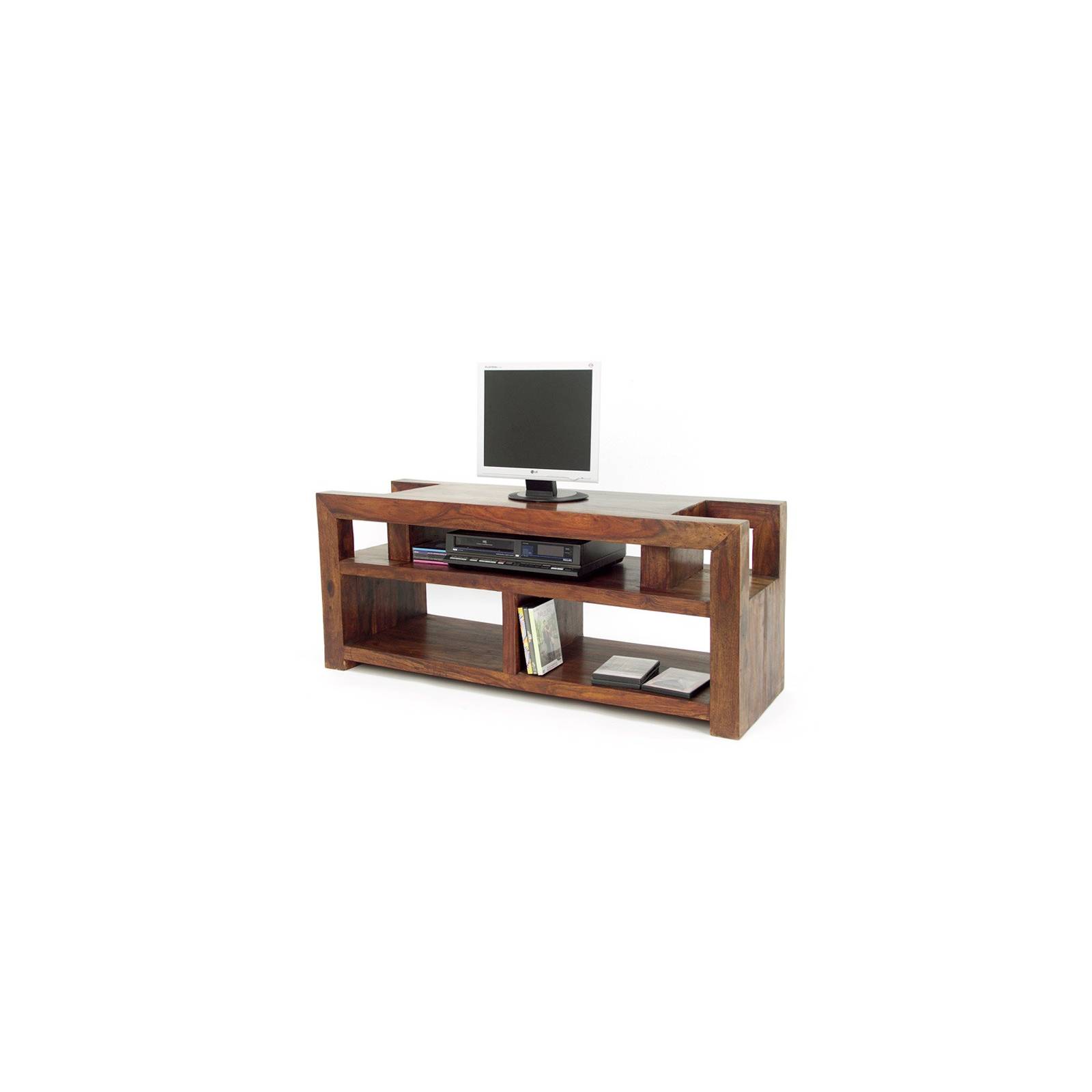 Meuble Tv Design Zen Palissandre - meubles bois exotique 