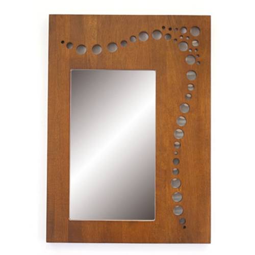 Miroir Rectangulaire Bois Massif Océania - Exotique