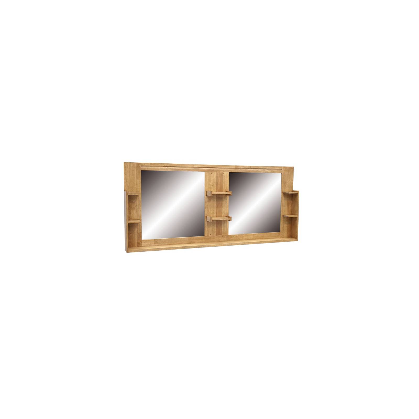 Miroir Salle De Bain Fjord Hévéa - meuble déco 