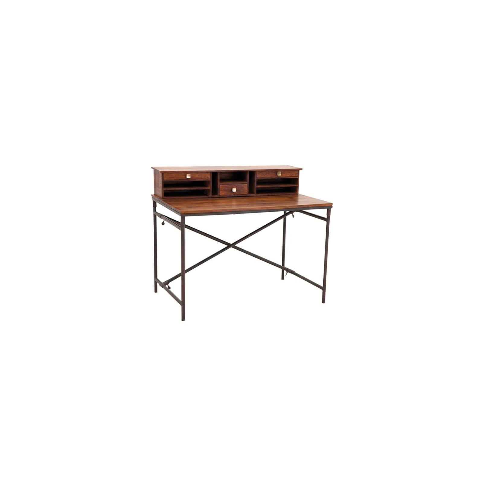 Secrétaire Loft Palissandre - meuble style industriel