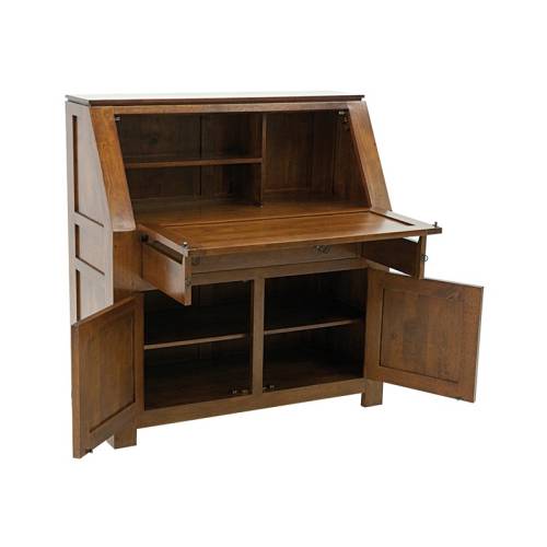 Bureau Secretaire Bois Massif Montréal - Contemporain