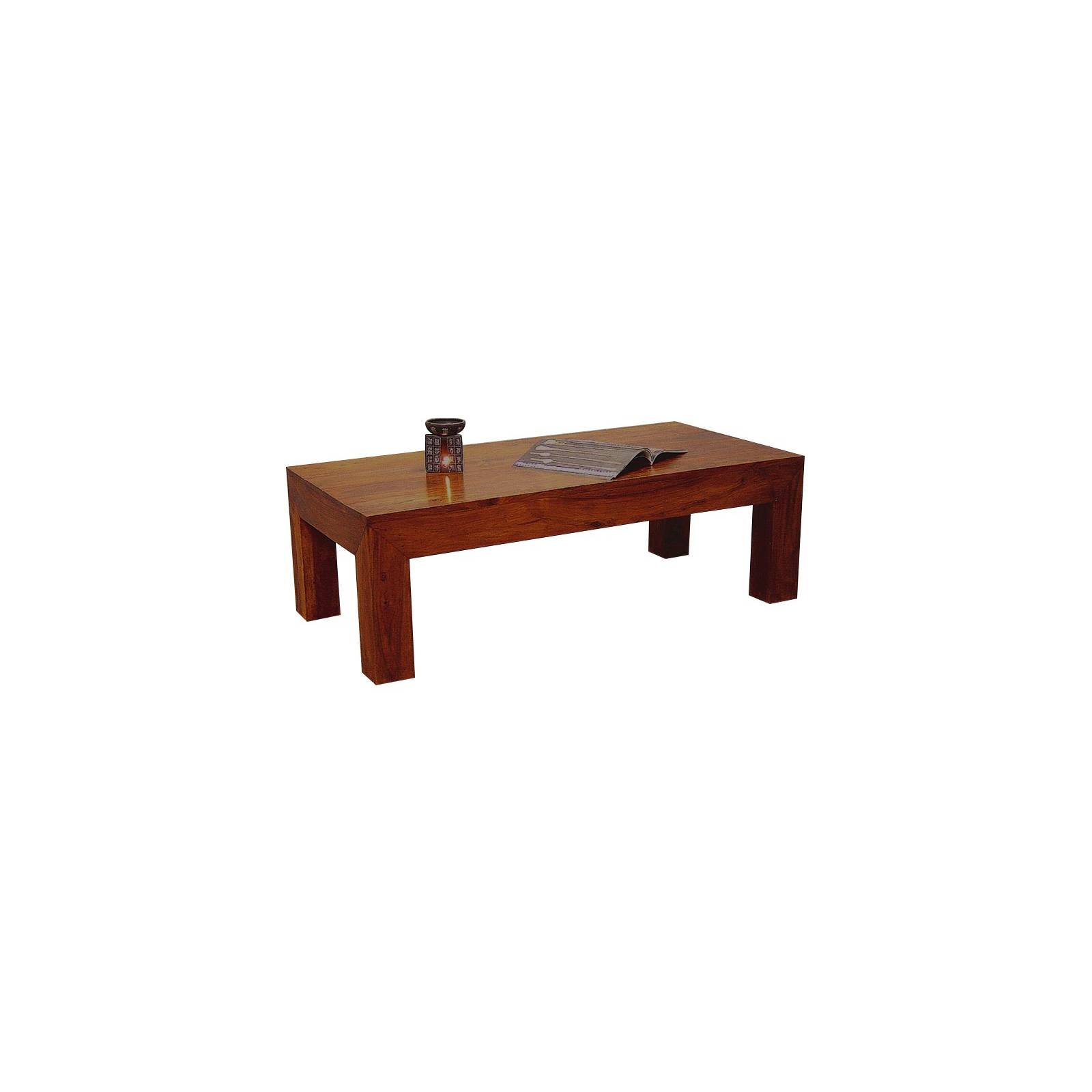 Table Basse En 80 Cm De Large Fabriquee Bois Massif De Palissandre