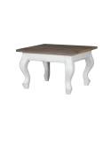 Table Basse Carrée Baroque Olimpia Teck - meuble teck massif