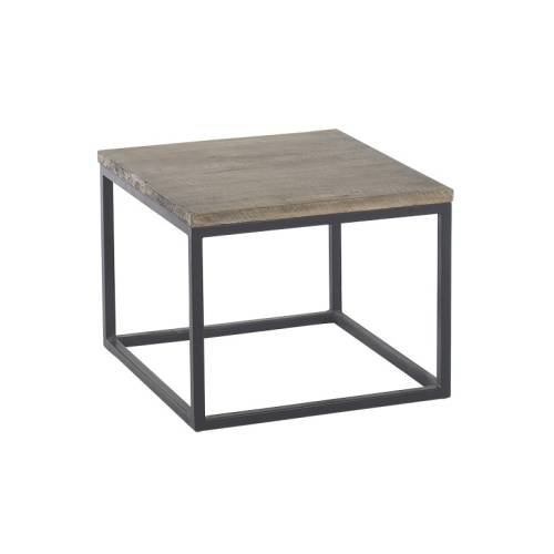 Table Basse Carrée Fer Forgé Vendôme Manguier - meuble classique