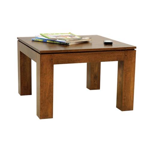 Table Basse Carrée Bois Massif Montréal - Contemporain
