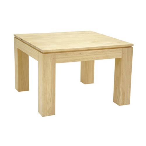 Table Basse Carrée Bois Massif Montréal - Contemporain