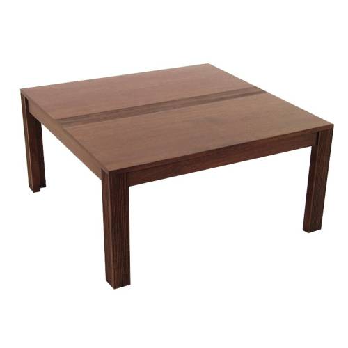 Table Basse Carrée Bois Massif Siguiri - Exotique
