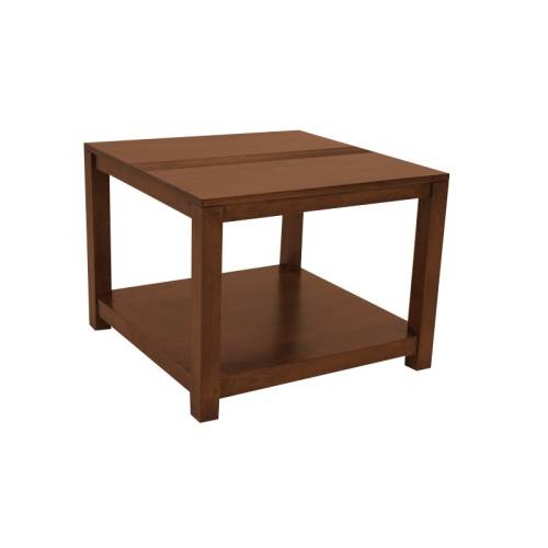 Petite Table Basse Carrée Bois Massif Siguiri - Exotique