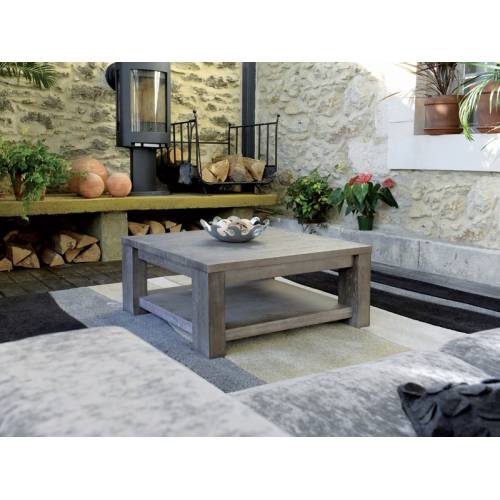 Table Basse Carrée Volca Chêne - meuble haut de gamme