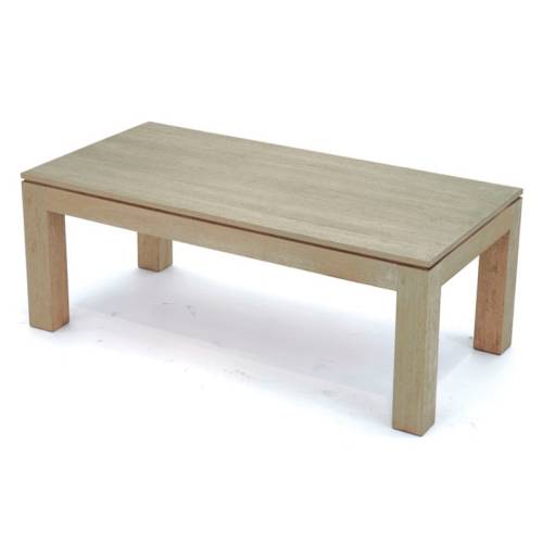 Table Basse Bois Massif Rectangulaire Montréal - Contemporain