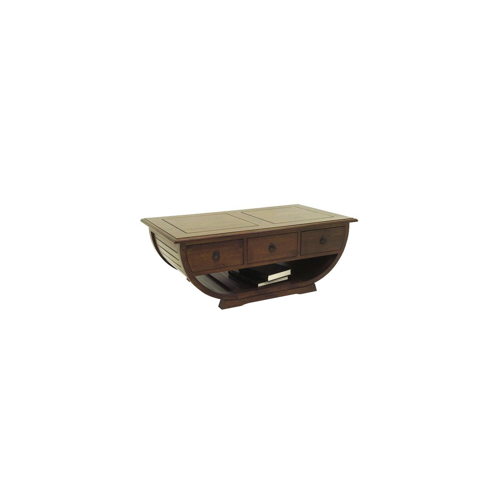 Table Basse Panama Hévéa - meuble bois massif