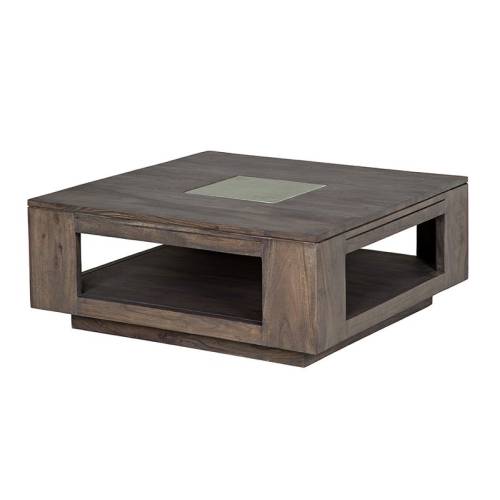 Table Basse Pierre Tara Grisée Acacia - meuble design haut de gamme