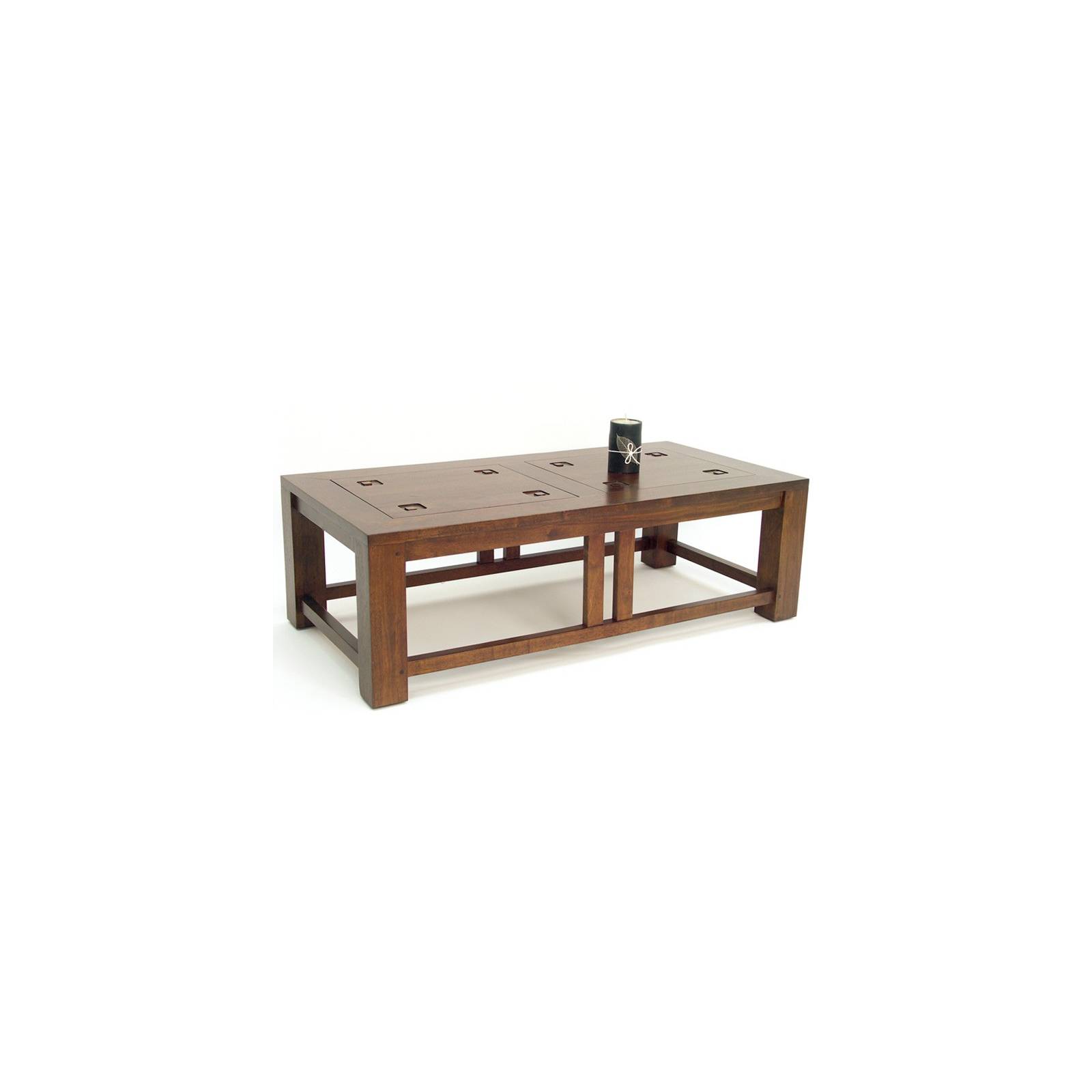 Table Basse Rect. Tanoa Hévéa - mobilier bois massif