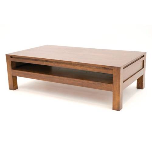 Table Basse Rectangulaire Bois Massif Fjord - Contemporain