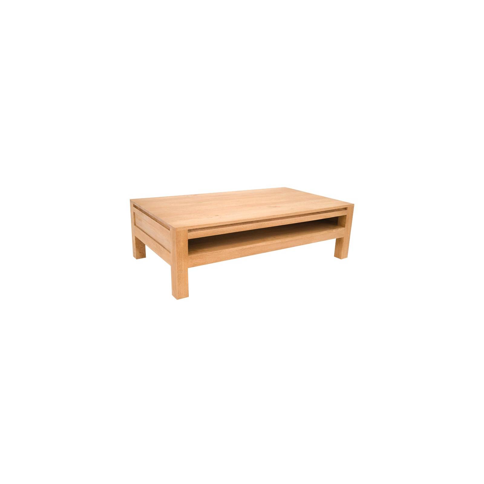 Table Basse Rectangulaire Fjord Hévéa - achat meubles contemporains