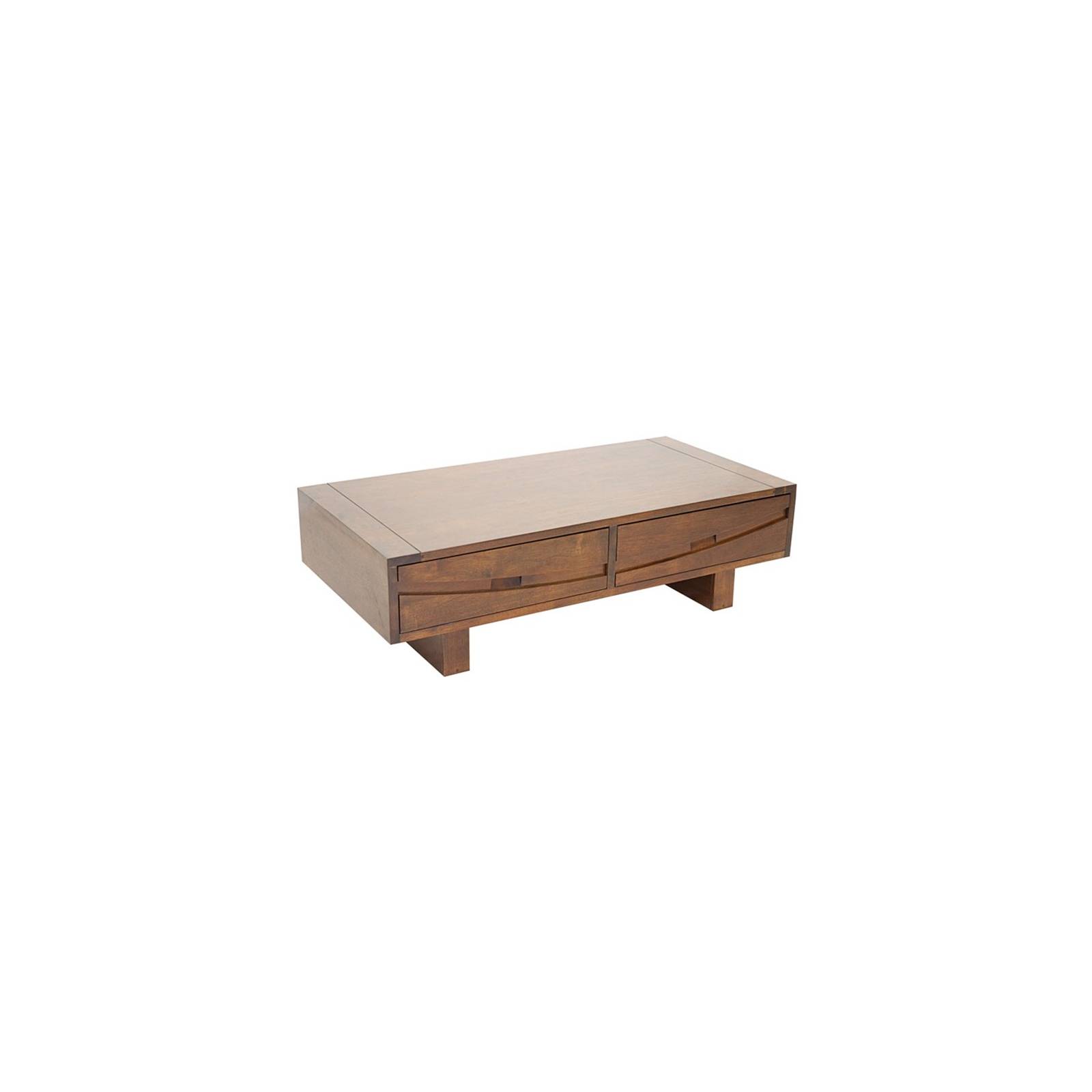 Table Basse Rectangulaire Horizon Hévéa - meuble style ethnique