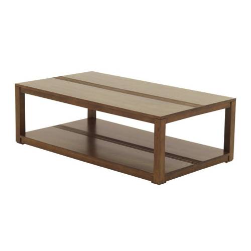 Grande Table Basse Rectangulaire Bois Massif Siguiri - Exotique