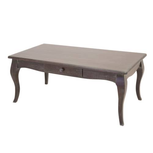 Table Basse Rectangulaire Bois Massif Romance - Classique chic