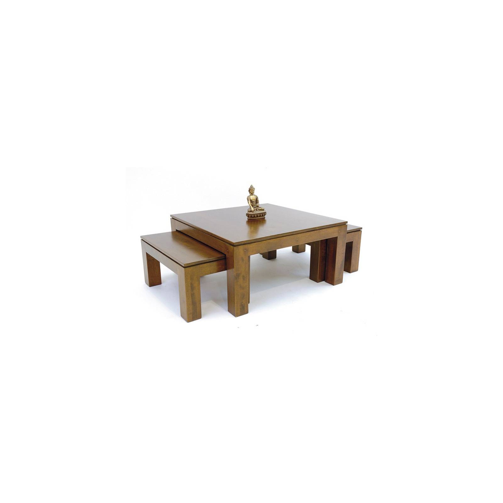Table Basse S/3 Montréal Hévéa - meuble écologiques